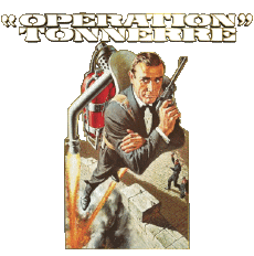 Multimedia Películas Internacional James Bond 007 Operación trueno Logotipo Francés 