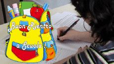 Nachrichten Italienisch Buon Rientro a Scuola Animierter Hintergrund 005 