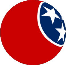 Drapeaux Amériques U.S.A - Etats Tennessee Sphere - Cube 