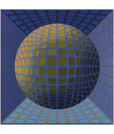 Humor -  Fun Artists Painter Victor Vasarely 