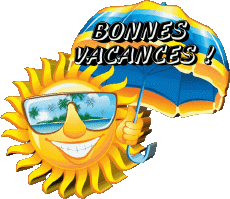 Nachrichten Französisch Bonnes Vacances 15 
