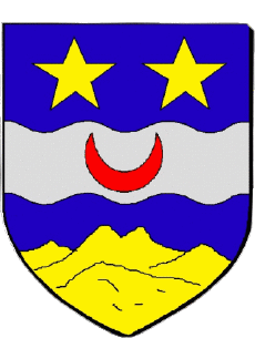 Blasone-Bandiere Francia Dipartimenti - Città 971 SAINT CLAUDE Blasone