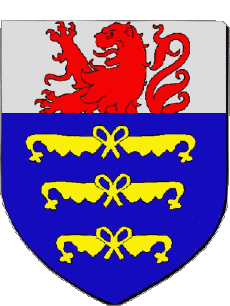 Wappen-Fahnen Frankreich Abteilungen - Städte 01 GEX Wappen