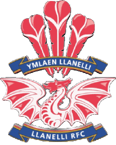 Sports Rugby - Clubs World - Logo Wales Llanelli  RFC 
