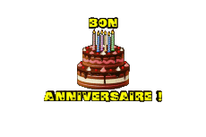 Messagi Francese Bon Anniversaire Gateaux 001 