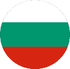 Drapeaux Europe Bulgarie Rond 