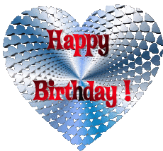 Mensajes Inglés Happy Birthday Heart 006 
