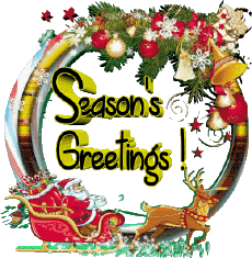 Messages Anglais Season's Greetings Serie 09 