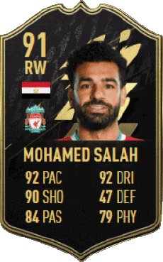 Multi Media Video Games F I F A - Card Players Egypt Mohamed Salah 