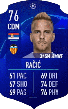 Multi Média Jeux Vidéo F I F A - Joueurs Cartes Serbie Uros Racic 