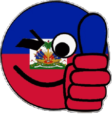Flags America Haiti Smiley - OK 