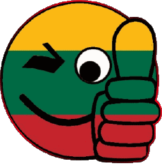 Flags Europe Lithuania Smiley - OK 