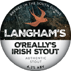 O'Really's irish stout-Boissons Bières Royaume Uni Langham Brewery O'Really's irish stout