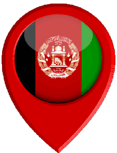 Bandiere Asia Afghanistan Perno di posizione 