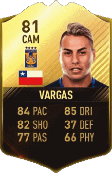 Multimedia Vídeo Juegos F I F A - Jugadores  cartas Chile Eduardo Vargas 