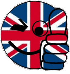 Bandiere Europa UK Faccina - OK 