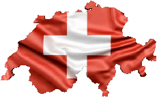 Fahnen Europa Schweiz Karte 