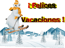 Messages Espagnol Felices Vacaciones Inverno Serie 06 