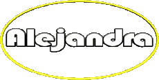 Prénoms FEMININ - Espagne A Alejandra 