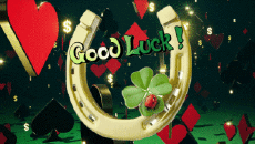 Messagi Inglese Good Luck Sfondo animato 003 