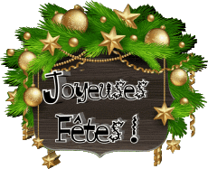 Nachrichten Französisch Joyeuses Fêtes (Noël) Serie 20 