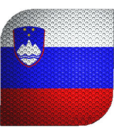 Flags Europe Slovenia Square 