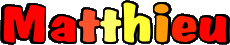 Nombre MASCULINO - Francia M Matthieu 