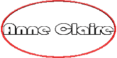 First Names FEMININE - France A Composed Anne Claire 