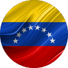 Bandiere America Venezuela Tondo 