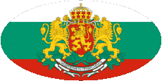 Fahnen Europa Bulgarien Oval 