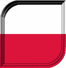 Flags Europe Poland Square 