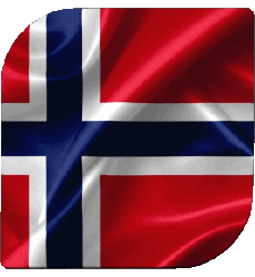 Drapeaux Europe Norvège Carré 