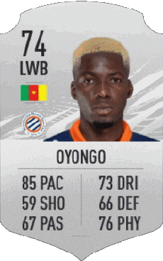 Multimedia Vídeo Juegos F I F A - Jugadores  cartas Camerún Ambroise Oyongo 