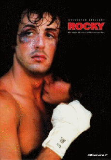 Rocky-Humor -  Fun Morphing - Sehen Sie aus wie Filme - Helden Eindämmung Covid Kunst Nachbildungen Getty Herausforderung Rocky