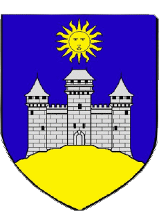 Blasone-Bandiere Francia Dipartimenti - Città 03 MONTLUCON 