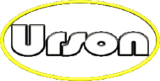 First Names MASCULINE -  UK - USA - IRL - AUS - NZ U Urson 