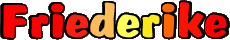 Nome FEMMINILE - Germania F Friederike 