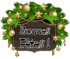 Messages Français Bonnes Fêtes (Noël) Serie 17 