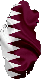 Drapeaux Asie Qatar Carte 