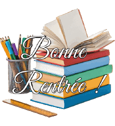 Messages French Bonne Rentrée Transparent Background 016 