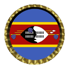 Banderas África Eswatini Ronda - Anillos 