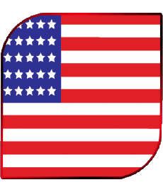 Flags America U.S.A - National Square 