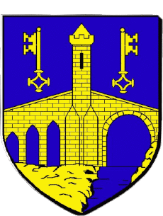 Wappen-Fahnen Frankreich Abteilungen - Städte 64 ORTHEZ Wappen