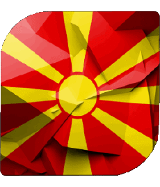 Banderas Europa Macedonia Plaza 