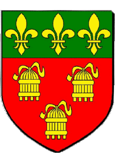 Wappen-Fahnen Frankreich Abteilungen - Städte 30 BAGNOLS SUR CEZE Wappen