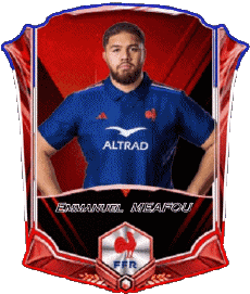 Deportes Rugby - Jugadores Francia Equipo 2025 Emmanuel MEAFOU 