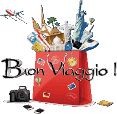 Mensajes Italiano Buon Viaggio Fondo transparente 01 