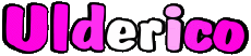First Names MASCULINE - Italy U Ulderico 