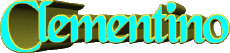 Nombre MASCULINO - Italia C Clementino 