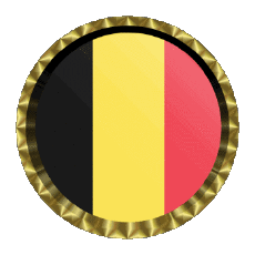 Drapeaux Europe Belgique Rond - Anneaux 